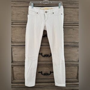 Express White Jeans EUC Skinny Cotton Stretch Denim Size 4 Size 28 Small